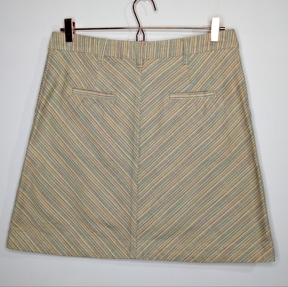 Anthro Pilcro and the Letterpress colorful striped button up skirt 12 - Picture 7 of 11